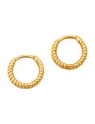 Beloved Twisted Small Hoops Gold Accessories Jewellery Earrings Hoops ...