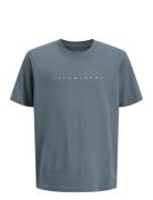 Jjestar Jj Tee Ss Noos Jnr Tops T-Kortærmet Skjorte Blue Jack & J S