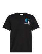 Ss 20S Ck Bauhaus Logo Graphic T Tops T-Kortærmet Skjorte Black Calvin...