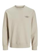 Jprblachad Branding Sweat Crew Nec Jnr Tops Sweatshirts & Hoodies Swea...