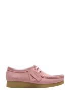 Wallabeeevosh D Shoes Flat Loafers Pink Clarks