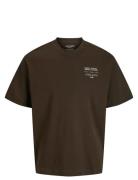 Jjeurban Edge Studio Tee Ss O-Neck Jnr Tops T-Kortærmet Skjorte Brown ...
