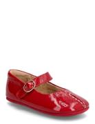 Bisgaard Annabelle Shoes Baby Booties Red Bisgaard
