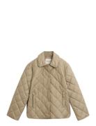 Quilted Jacket With Collar Quiltet Jakke Beige GANT