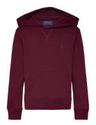Fleece Hoodie Tops Sweatshirts & Hoodies Hoodies Burgundy Ralph Lauren...