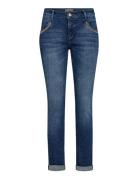 Mmnaomi Ricamo Jeans Bottoms Jeans Slim Blue MOS MOSH