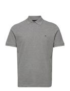 Slhdante Ss Polo W Tops Polos Short-sleeved Grey Selected