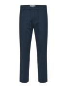 Slh172-Slimtape Brody Linen Bld Pnt Bottoms Trousers Linen Trousers Na...