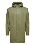 Slhmagnus Rain Jkt Outerwear Rainwear Rain Coats Green Selected