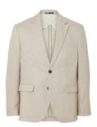 Slhregular-Will Linen Blz Noos Suits & Blazers Blazers Single Breasted...