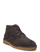 Slhricco Suede Chukka Boot Snørestøvler Brown Selected