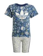Sts Sets Sets With Short-sleeved T-shirt Blue Adidas Originals