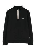 Sweatshirt Tops Sweatshirts & Hoodies Sweatshirts Black BOSS