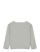 Soft Single Telli Tee Ls Tops T-shirts Long-sleeved T-Skjorte Cream Ma...