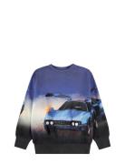 Mattis Tops Sweatshirts & Hoodies Sweatshirts Navy Molo