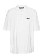 Cotton Short Sleeve Polo Tops T-shirts & Tops Polos White ROTATE Birge...