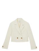 Mia Outerwear Jackets Light-summer Jacket White Reiss