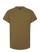Lash R T S\S Tops T-Kortærmet Skjorte Khaki Green G-Star RAW