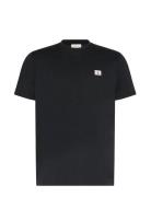 Ss Badge 30S Jersey Classic Tee Tops T-Kortærmet Skjorte Black Calvin ...