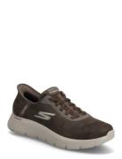 Men Go Walk Flex Smooth Motion Sneakers Brown Skechers