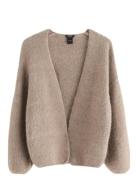 Stickad Cardigan Tops Knitwear Cardigans Beige Lindex