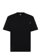 Athletics Cotton Pocket T-Shirt Tops T-Kortærmet Skjorte Black New Bal...