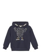 Sweatshirt Ls Tops Sweatshirts & Hoodies Hoodies Navy Minymo