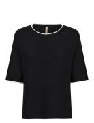 Sc-Dollie Tops Knitwear Jumpers Black Soyaconcept