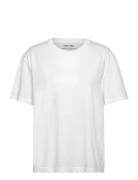 True Heavy Boxy Tee Tops T-shirts & Tops Short-sleeved White Organic B...