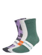 Trx Mt Sck 3Pp Sport Sport Clothing Sport Socks Multi/patterned Adidas...