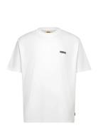 Wbbaine Koi Tee Tops T-Kortærmet Skjorte White Woodbird