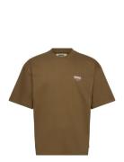 Wbbeam Pho Tee Tops T-Kortærmet Skjorte Brown Woodbird