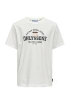 Osjlenny Life Reg Vintage Tee Jrs Noos Tops T-Kortærmet Skjorte White ...
