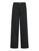 Mmsoey Iglesia Pant Bottoms Jeans Wide Black MOS MOSH