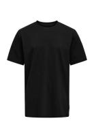 Osjmax Life Ss Stitch Tee Jrs Noos Tops T-Kortærmet Skjorte Black ONLY...