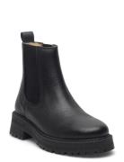 Booties - Flat - With Elastic Boots Støvler Black ANGULUS