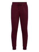 Double-Knit Jogger Pant Bottoms Sweatpants Burgundy Polo Ralph Lauren