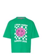 Tnpraise Os S_S Tee Tops T-Kortærmet Skjorte Green The New