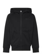 Full Zip Hoodie Sweatshirt Sport Sweatshirts & Hoodies Hoodies Black C...