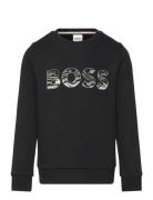 Sweatshirt Tops Sweatshirts & Hoodies Sweatshirts Black BOSS