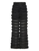 Laith Bottoms Trousers Wide Leg Black Munthe
