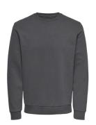 Onsceres Crew Neck Noos Tops Sweatshirts & Hoodies Sweatshirts Grey ON...