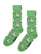 Llama Sock Lingerie Socks Regular Socks Green Happy Socks