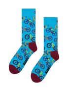 Mountain Bike Sock Lingerie Socks Regular Socks Blue Happy Socks