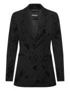 Blazer Flockarty Blazers Single Breasted Blazers Black Desigual