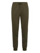 Double-Knit Jogger Pant Bottoms Sweatpants Khaki Green Polo Ralph Laur...