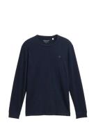 Basic Longsleeve Tops T-Langærmet Skjorte Navy Tom Tailor