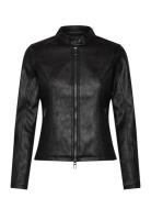 Basic Læderjakke Skindjakke Black Desigual