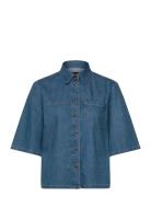 Bynea Tops Shirts Denim Shirts Blue BOSS