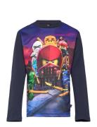Lwtaffy 613 - T-Shirt L/S Tops T-shirts Long-sleeved T-Skjorte Navy LE...